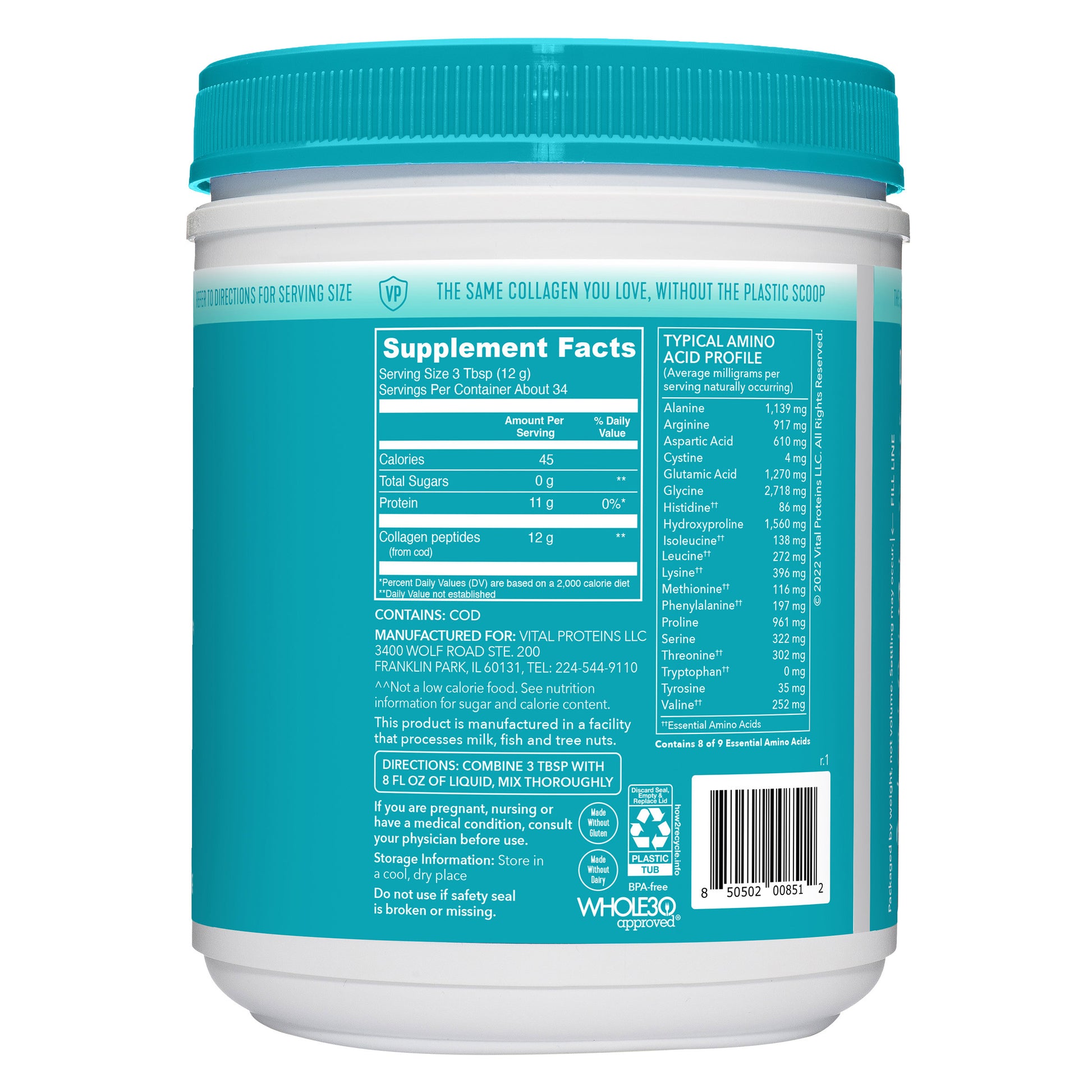 Marine Collagen, 14.5 Oz