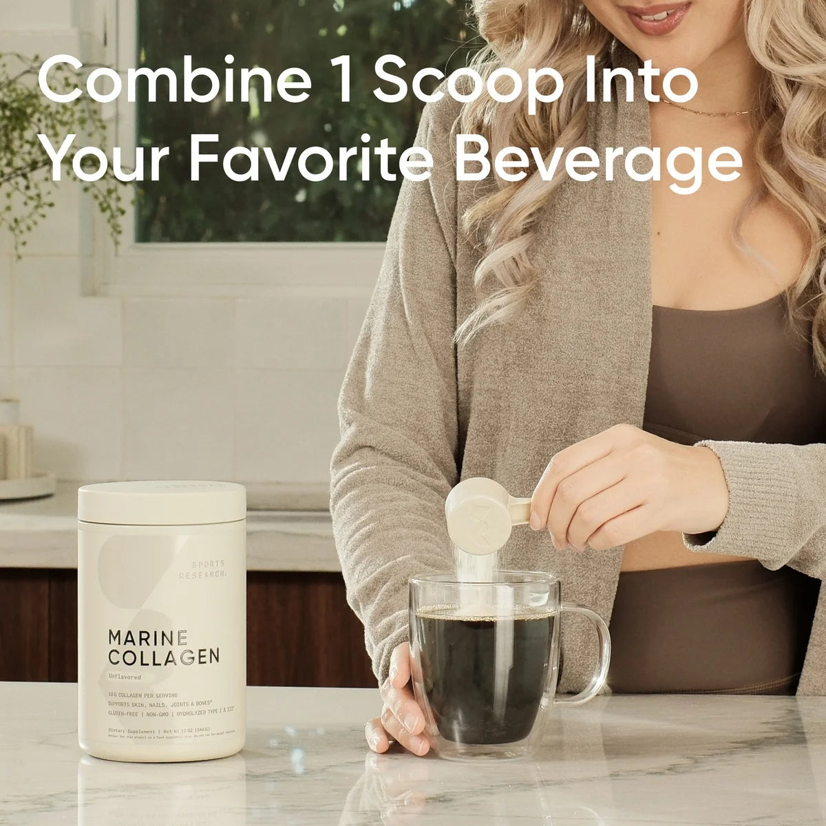 ® Marine Collagen Peptides Powder - Sourced from Wild-Caught Fish Keto Certified (34 Servings)